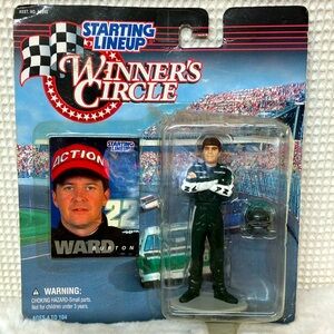 Ward Burton action figure and trading card